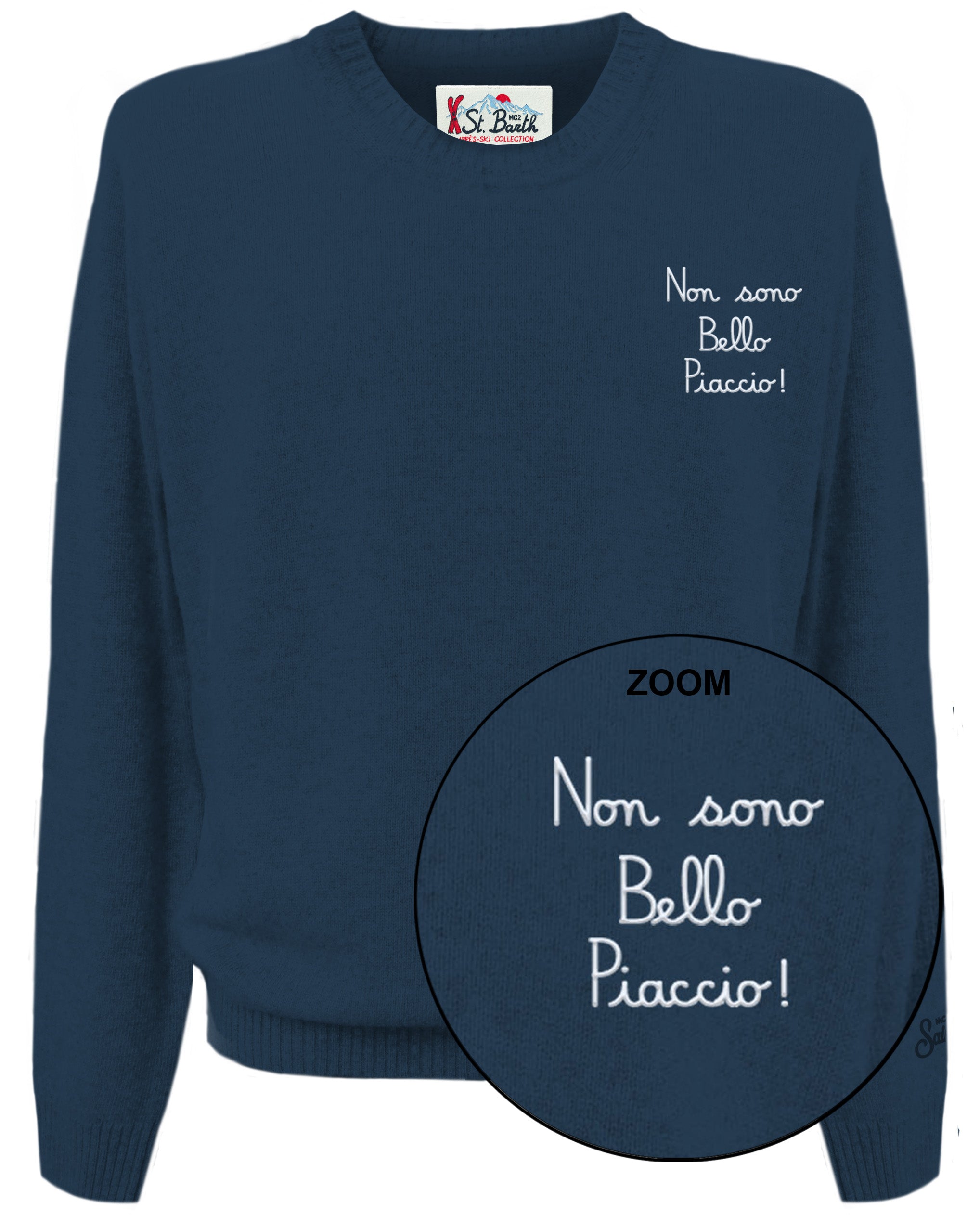 CREW NECK LIGHT SWEATER - HERON LIGHT - VACANZE BELLO / S - Maglioni