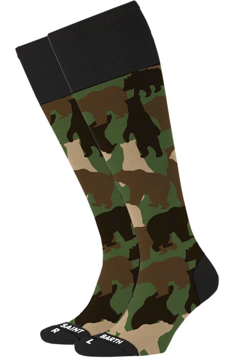 JACQUARD SOCKS - SOX - BEAR CAMO / 39/42 - Accessori