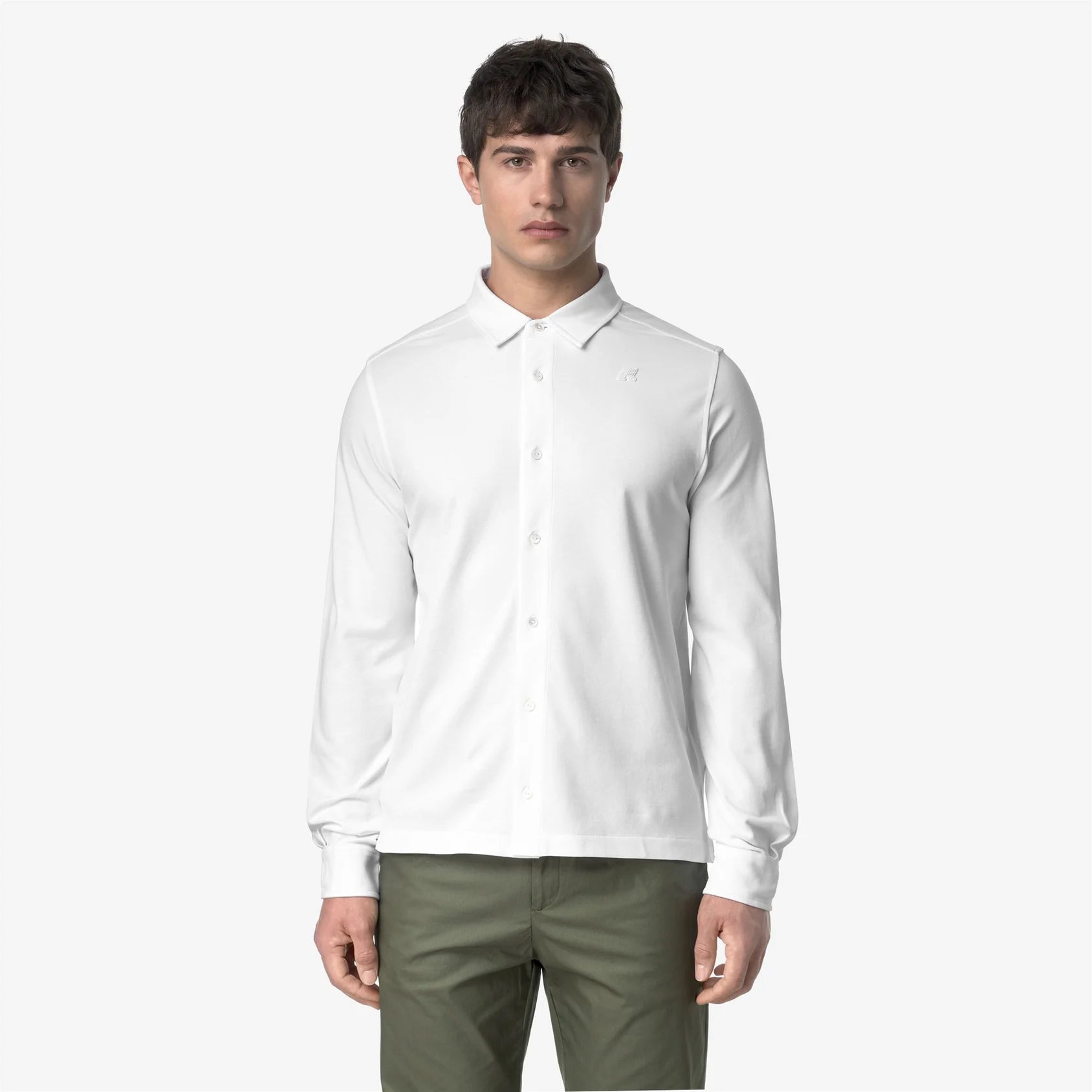 TIMOTHEE PIQUE - K21425W - WHITE / S - camicie